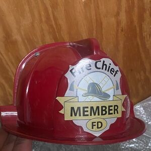 Target Kids Fire Chief Costume Helmet - Red